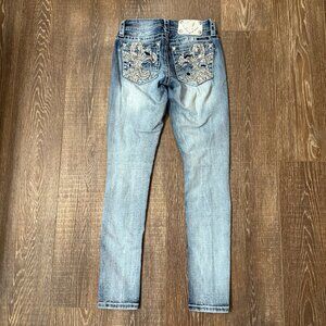 Miss Me Distressed Signature Skinny Jeans – Size 25x31